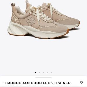Tory Burch T monogram good luck trainer